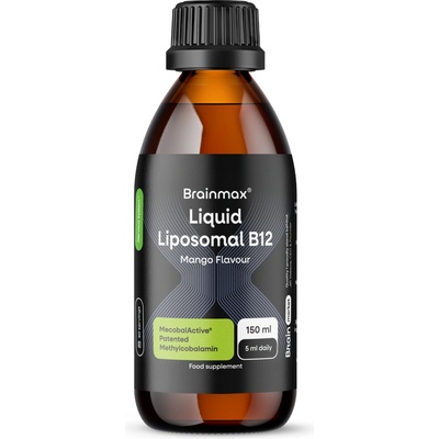 BrainMax Liquid Liposomal Vitamin B12 Mango 150 ml
