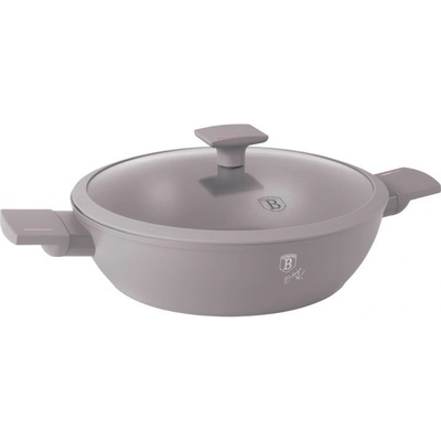 Berlingerhaus Pánev s titanovým povrchem a poklicí 28 cm Taupe Collection