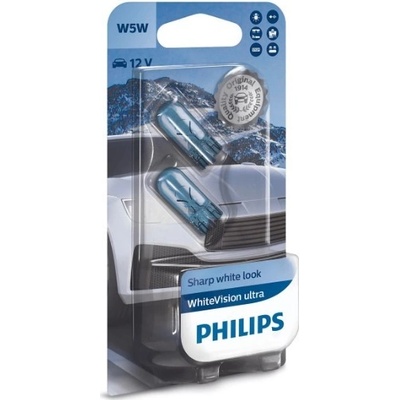 Philips WhiteVision Ultra W5W 12V 5W W2,1x9,5d