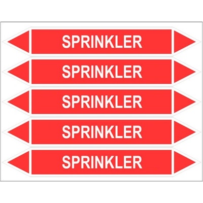 Značení potrubí, sprinkler PZG 008583