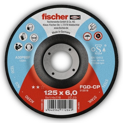 Fischer Brusný kotouč 230 x 6 x 22,2 mm 512521