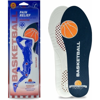 FOOTGEL BASKETBALL Gelové vložky tmavě modrá