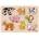Goki Puzzle with handles, Animals , Goki 57873