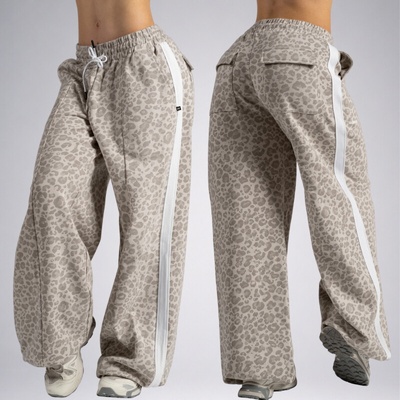 Nebbia Baggy tepláky s leopardím vzorem PRIMAL 865