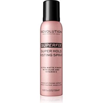 Revolution Superfix матиращ и фиксиращ спрей върху фон дьо тен 150ml