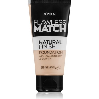 Avon Flawless Match Natural Finish hydratační make-up SPF20 115P Pale Pink 30 ml