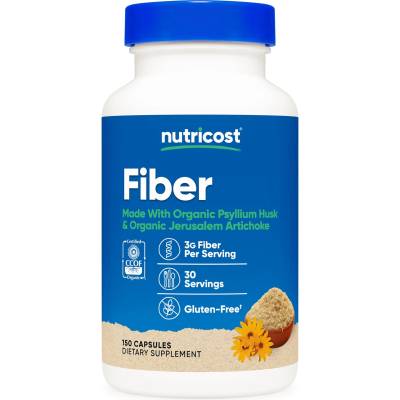 Nutricost Fiber, 150 капсули, Nutricost (67480 (511101) NC)