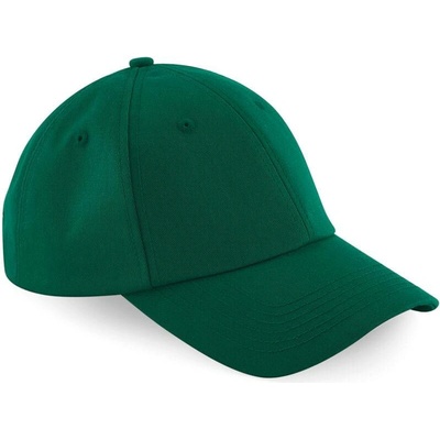 Beechfield B 59 Authentic 6 panelová baseballová COT53005954099-bottle gree Zelená lahvově