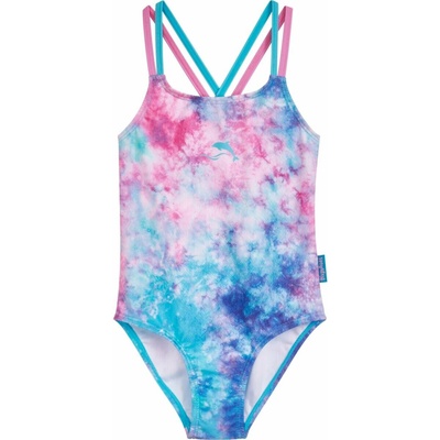 Dívčí plavky s UV jednodílné Playshoes Batik - turquoise