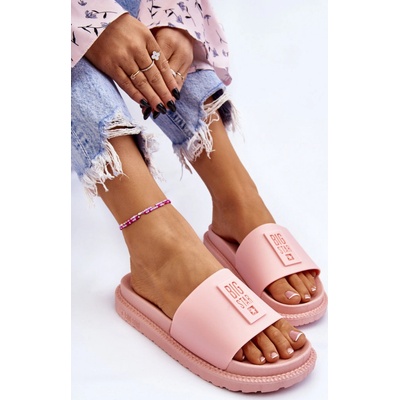 Big Star Shoes dámské pantofle LL274425 světle růžové