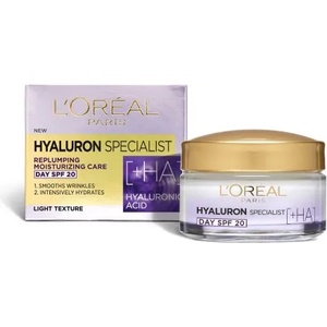 L'Oréal Hyaluron Specialist Day Cream - SPF 20 - Дневен крем с хиалуронова киселина от серията "Hyaluron Specialist