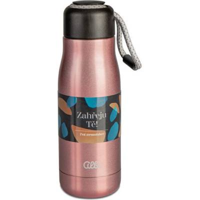 Albi termofľaša 400 ml růžová potisk