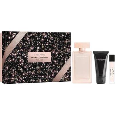 Narciso Rodriguez For Her Musc Nude подаръчен комплект за жени EDP 100 ml + EDP 10 ml + лосион 50 ml