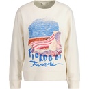 Gant Rel Scenery Print C-Neck Sweat biela