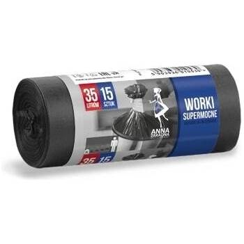 ANNA Торби за смет плътни черни 35л, 15бр (t-800010)