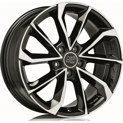 MSW 42 8x19 5x112 ET27 gloss black polished