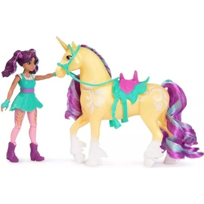 Spin Master Академия за еднорози: Комплект за игра с кукла Ава и еднорог Лийф (6069631)