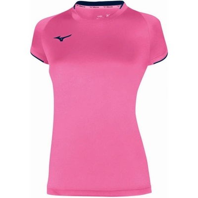 Mizuno Core SS Tee 32EA720264 Pink Fluo-Navy