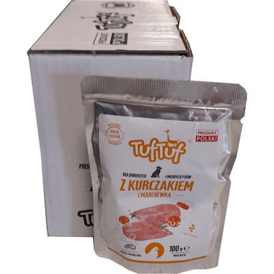 Tuf Tuf Kuracie mäso s mrkvou 10 x 100 g