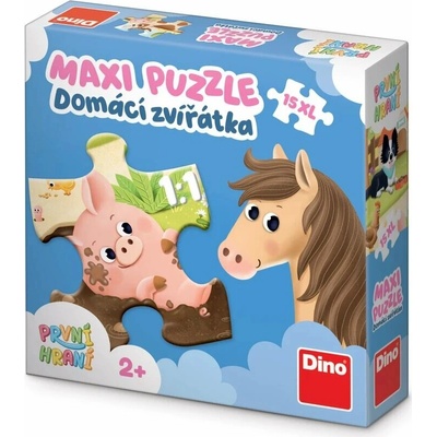 Dino První hra Zvířata maxi 15 dílků