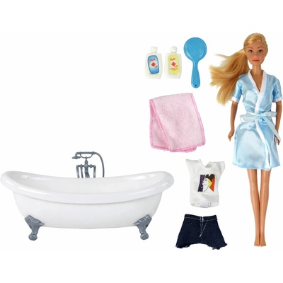 LEANToys Panenka Lucy s koupelnovou sadou