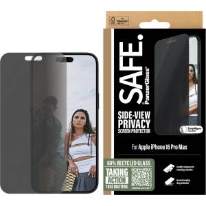 Panzer Стъклен протектор SAFE за iPhone 16 Pro Max, Privacy, Ultra-Wide Fit