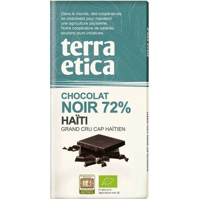 Terra Etica Bio hořká Haiti 72% 100 g