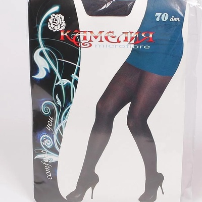 Микрофибърен чорапогащник в тъмносив цвят - 70 den