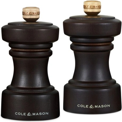 Cole & mason Комплект мелнички за сол и пипер HOXTON - 10, 4 см. - цвят тъмен шоколад (Cole-&;-Mason-H-233056)