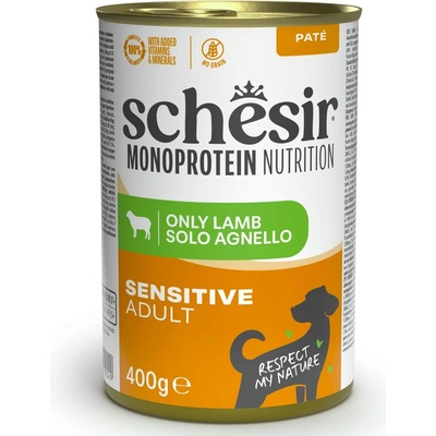 Schesir Dog Monoprotein Jahňacie paté 400 g