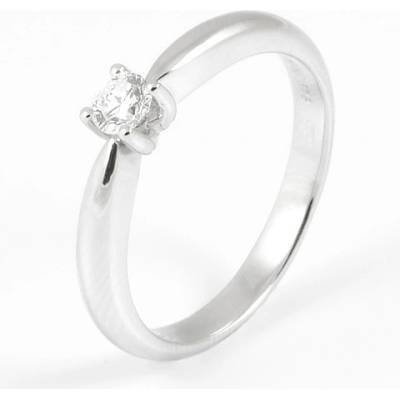 Zlatnictví Zlatíčko Prsten z bílého zlata s diamantem Denisa 990.386-0221