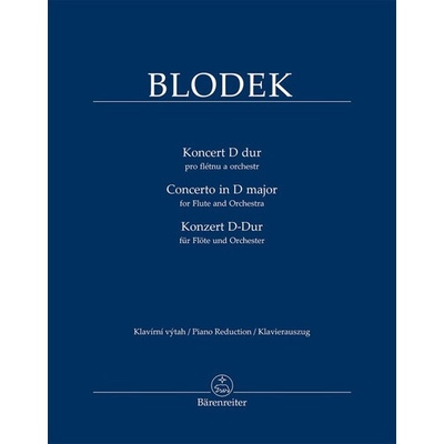 Koncert D dur pro flétnu a orchestr - Vilém Blodek
