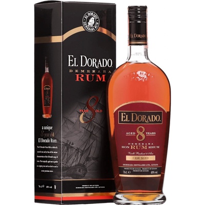 El Dorado 8y 40% 0,7 l (kartón)