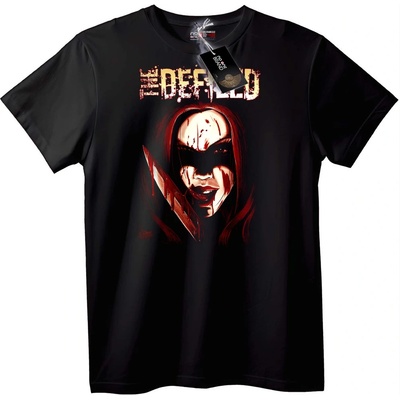 NOONEBRAND Тениска The Defiled Ужас - 5XL, White