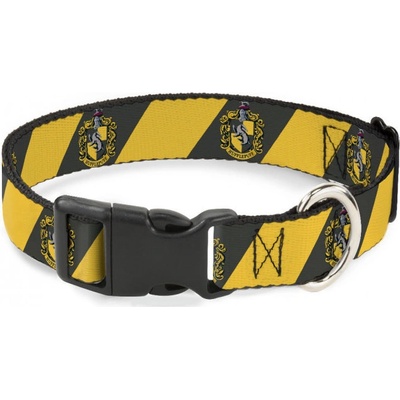 Buckle down Odolný obojek pro psa s plastovou sponou úzký Harry Potter Hufflepuff