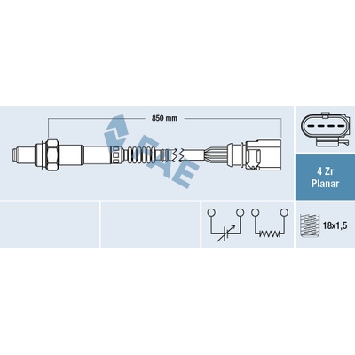 Lambda sonda FAE 77464