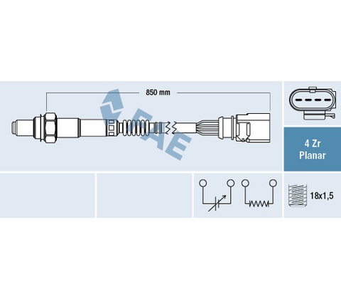 Lambda sonda FAE 77464
