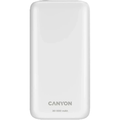 CANYON Преносима батерия Canyon PB-301, 30000mAh, White | CNE-CPB301W (CNE-CPB301W)