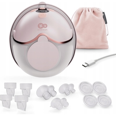 KinderKraft Електрическа помпа за кърма Kinderkraft - Mamaflow, Pink (NEW024848)