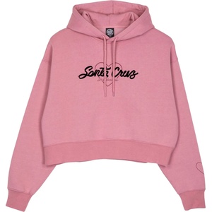 Santa Cruz Дамски пуловер Santa Cruz Women's Love Script Front Hood Jumper - Universal Pink - размер 14 (UK) (117-3318-0215)