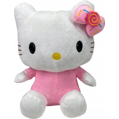 Hello Kitty v Růžovém Oblečení s Mašlička 38x30x20 – Zbozi.Blesk.cz