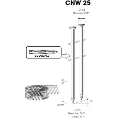 Hladké hřebíky OMER CNW 25/70 hrebik_omer_cnw25_70