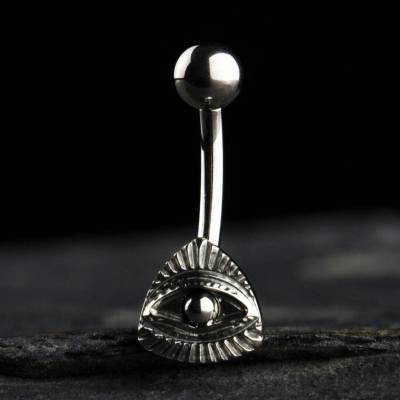 CryptoEshop Titanový piercing do pupíku Iluma s vnitřním závitem 1,6 mm 10 mm W74-10