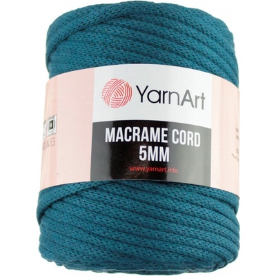 Macrame Cord 5 mm 789 petrolejová