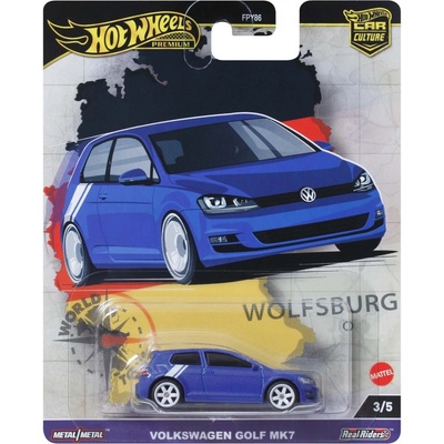 Hot Wheels Premium Car Culture Volkswagen Golf MK7 – Zboží Mobilmania