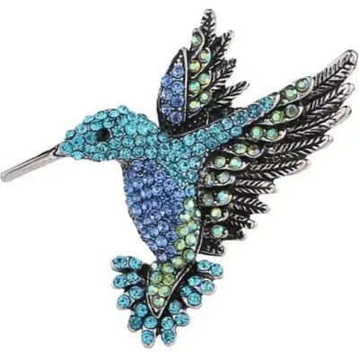 Gaira brošňa Kolibrík 37020 modrá
