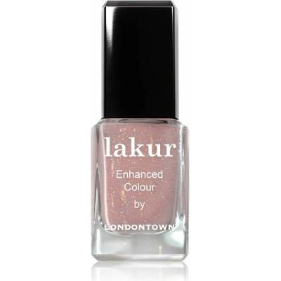 LONDONTOWN lakur Confetti Cake lak na nechty ružová s trblietkami 12 ml