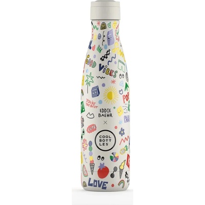 Cool Bottles Xclusive! Termo fl'aša z nerezové ocele Good Vibes trojvrstvová 500 ml