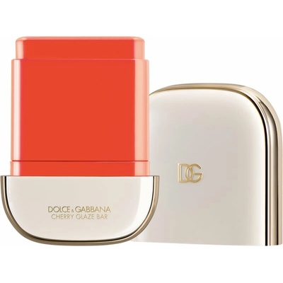 Dolce&Gabbana Cherry Glaze Bar tuhá krémová tvářenka v tyčince 03 Cheeky Coral Pop Orange 11 g