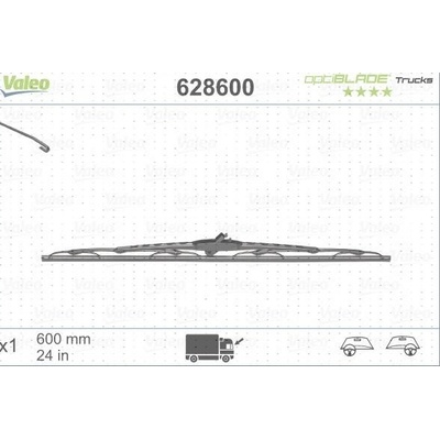 VALEO 600 mm VA 628600